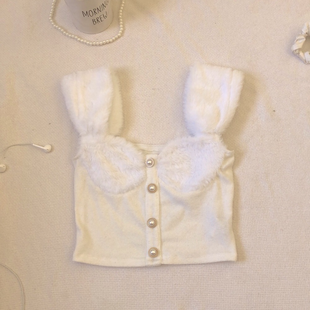 Coquette winter tank top